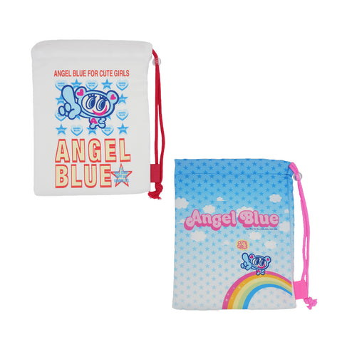 エンジェルブルー ショッパー風巾着