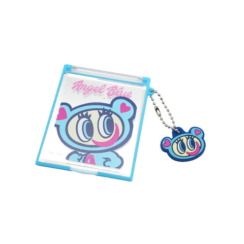 エンジェルブルー マスコット付きミラー